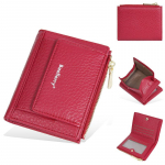 Baellerry Naiste minirahakott Hasp Design kaardihoidja naiste lukuga rahakotid rahakotid 11.5cm*9.5cm*3cm punane