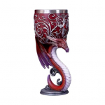 Dragon Wine Goblet Cat Chalice Cup roostevabast terasest vaigust gooti Macabre Halloween