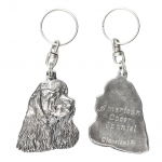 American Cocker Spaniel, Merry Cocker - Silver-plated pendant with a dog in a decorative box, handbag decoration, backpack pendant by Art-Dog brand