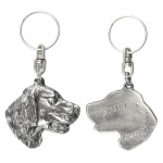 English setter, Lawerack, Laverack - Silver-plated pendant with a dog in a decorative box, handbag decoration, backpack pendant by Art-Dog brand