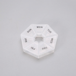 7 v&otilde;rega kaasaskantav igan&auml;dalane pilli&uuml;mbris, s&auml;ilituskarp, minimeditsiiniline vahend, tableti jaotur, jagajad takistavad unustamist 8.5*1.7cm