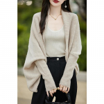 Naiste ka&scaron;miirist sall Qinghe ka&scaron;miir 30% ka&scaron;miir 70% vill s&uuml;gis-talvine ka&scaron;miirmantel pehme ja soe beež