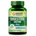 Himalayan Organics Digestive Enzyme with Bromelain & Papain Supplement | Supports Digestion and Better Absorption of Nutrients- Pack of 90 Tablets