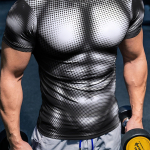 Muscle Funny 3D Printing Meeste T-s&auml;rk Street Fashion l&uuml;hikeste varrukatega vabaaja retro T-s&auml;rk Meeste riided Suurem&otilde;&otilde;tmeline igap&auml;evane top T-s&auml;rk S