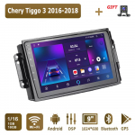 Android Carplay autoraadio Chery Tiggo 3 jaoks 2016&ndash;2018 Multimeediam&auml;ngija peaseade Stereo GPS-navigatsioon BT WIFI 4+64GB 1+16GB