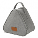 Kergesti puhastatava k&auml;epidemega l&otilde;unakoti suupistete organiseerija, veekindel plekikindel kolmnurkne toidukvaliteediga alumiiniumist voodriga l&otilde;unakott S tumesinine v&auml;rv