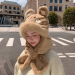 Naiste s&uuml;gistalvine soe paks k&otilde;rvakaitse m&uuml;ts K&uuml;lm karusnaha samet &otilde;ues J&auml;nesall Integreeritud M&uuml;tsid Armas armas m&uuml;ts One Size valge