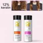 PURC Professionaalne Brasiilia keratiiniga juuksehoolduskreem sirgendav siluv peanahka hooldus puhastav &scaron;ampoon juuksehooldus 12 Degree Keratin Kit