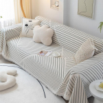 Diivan kootud tekk Nordic Simple &uuml;hev&auml;rviline puuvillane niit Diivani kaitsekate Voodikate vaba aja gobel&auml;&auml;n piknikutekk 180x130cm 1pcs