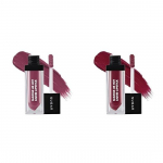 SUGAR Cosmetics - Liquid Lipstick - 18 Divine Praline (Dusty Burgundy) - 4.5 ml - Ultra Matte Liquid Lipstick , 17 Fiery Berry (Marsala) - 4.5 ml