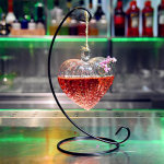 Rippuv s&uuml;damekujuline kokteiliklaas Creative Club Party Decor T&ouml;&ouml;riistad Segaveinitops baarile T&uuml;drukutele Mahla- ja joogikokteilitass