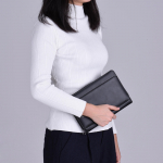 Kaasaskantav &auml;riportfelli kausta dokumendi&uuml;mbrise korraldaja A5 PU-nahast m&auml;rkmik