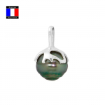 Compagnie G&eacute;n&eacute;rale des Perles &ndash; ripats &ndash; ehtne Tahiti p&auml;rl, ringiga 9&ndash;10 mm &ndash; 18 Ct valge kuld &ndash; naiste ehted