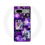 Coque Maniacase pour Google Pixel 7a BTS concept violet