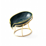 Seebin&otilde;ukarp Vannituba Du&scaron;&scaron; seebihoidja metallist klambriga &auml;ravoolu kaasaskantav lehekujuline tualettpesu seebiriiuli kandik kraanikausi jaoks puhas