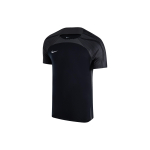 Nike Dri-Fit Logoga &Uuml;mmarguse Kaelusega Puseroog Mugav Kiiresti Kuivav Vabaaja L&uuml;hikeste Varrukatega Jalgpallis&auml;rk Meeste pealsed Must S&uuml;simust Valge HF0525-010 L black