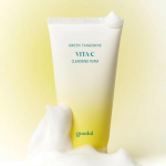 Goodal Green Tangerine Vitamin C Cleansing Foam (150ml), Deep Cleansing, Moisturizing, Korean Cosmetics, Kbeauty, sample