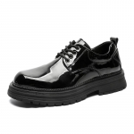 MoodMeeste Klassikaline Retro Oxford Kingad Meeste Paeladega &Auml;ri Kleit Kontor Nahast Kingad Mehed L&auml;ikiv Mood Pulmapidu Madalad Kingad 38 must