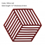 1 tk Multifunktsionaalne &uuml;mmargune kuumuskindel silikoonmatt tassialused, libisemiskindlad potihoidja laud, k&ouml;&ouml;gitarvikute t&ouml;&ouml;riist AS SHOW