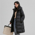 Naiste Solid Long Oversize Parkid Paks talvine naiste soe elegantne mantel lahtine jakk suurte taskutega L