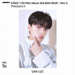 ATEEZ 11. minialbum Golden Hour Pt.2 To Diary For Ver Photocard Postkaart San - To (A)