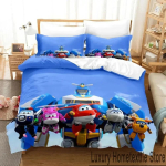 3D Prindi Super Multikakujulised Tiivad Voodipesu Komplekt Poistele T&uuml;drukutele Twin Queen King Suurus Tekikott Padjap&uuml;&uuml;r Voodi poisid T&auml;iskasvanud EU Single 135x200cm
