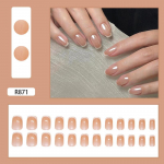 24 tk Kantav k&uuml;&uuml;net&uuml;kk Prantsuse eemaldatav k&uuml;&uuml;net&uuml;kk Nail Art plaaster k&uuml;&uuml;net&uuml;kk Lihtne l&uuml;hike k&uuml;&uuml;nte v&otilde;ltsk&uuml;&uuml;nte t&uuml;kk 24 t&uuml;kki