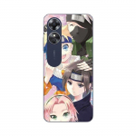 Coque Oppo A17 kakashi naruto sasuke sakura Maniacase