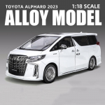 Uued suured 1/18 Alphardi sulamist autod mudeli m&auml;nguasja uks avatud simulatsiooniga MPV autom&auml;nguasjad koos heli ja valgusega tagasit&otilde;mmatav s&otilde;iduk poistele kingitused valge