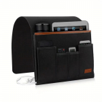 Majapidamises tugitooli vutlar Vildist diivani tugitooli k&auml;etoe organiseerija ajakirjadele, tahvelarvutile, mobiiltelefonile, kaugjuhtimispuldile, riputatav hoiukott must