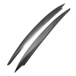 Auto esitule kulmu silmalau katte liist Volkswagen VW Golf 7 7.5 VII GTD R MK7 MK7.5 2013-2019 pilkup&uuml;&uuml;dvad kleepsud must