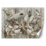 Taustapilt P&uuml;ha lootose lilled 100x70 roosa