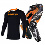 motokrossi k&auml;igukomplekt lastele 4 5 6 7 8 9 10 11 12 13 aastat Noor laps Mootorrattapoiss t&uuml;druk Jersey Pant Kits v&otilde;istluskost&uuml;&uuml;m Off-road Enduro MX MTB L-24