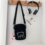 L&otilde;uend naiste kott V&auml;ike Crossbody kotid naistele Riidest Mobiiltelefon &Otilde;lakotid Tudengid Naiste rahakott Telefonikott K&auml;ekotid must