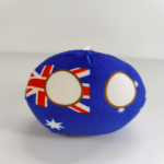 10 cm Polandball mini pl&uuml;&uuml;sis m&auml;nguasi Kasahstan Iisrael Palestiina Iraak Egiptus Countryball Anime V&auml;lisseadmed kingitused Australia