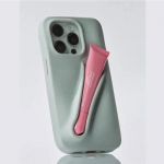 S&uuml;gisene uus Rho DIY huulepulk huulepulk Silikoonist kate iPhone'ile 16 15 14 13 12 11 Pro Max Plus telefonihoidja kaitsekate For iPhone 13 Pro&No Lipstick