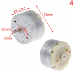 Rc500 mootor alalisvoolu 6V 9V 12V Micro 32Mm &uuml;mmarguse spindliga mootor roboti p&uuml;hkija jaoks 11mm