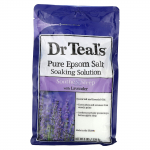 Dr. Teal's, Pure Epsom Salt Soaking Solution, Lavender, 3 lb (1.36 kg)