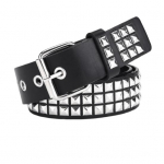 Punk Rock Neet Rihm Naastud Rihma L&auml;biv&otilde;re Keermed Belt Square Needid P&uuml;ramiid