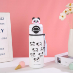 Panda laste termostopsi &otilde;pilased l&auml;hevad kooli Uued poisid ja t&uuml;drukud, hea v&auml;limusega topeltjoogiga isoleeritud veetass 500ml