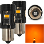 2 szt PY21W LED żar&oacute;wka BAU15S 12V bez błędu, pomarańczowa Off-Road