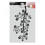 Pochoir - Aladine - Branches Sakura - 20x30 cm - Facile &agrave; nettoyer - Id&eacute;al scrapbooking