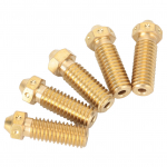 5 tk messingist 1,75 mm 1,2 mm k&otilde;rge temperatuuriga CNC-mehaaniline ekstruuderi otsik