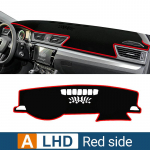 Auto armatuurlaua kate V&auml;ltige kergeid padja UV-vastaseid vaipu libisemisvastaseid matte Skoda Superb 3 B8 2016 2017 2018 2019 2020 2021 2022 2023 jaoks