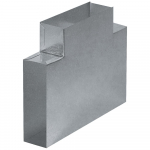 Flat duct t-piece h&otilde;be