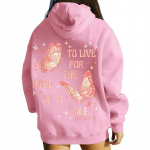 Naiste kapuutsiga pusa, mille nimel elada, 'To Live for the Hope of it All', langeva &otilde;laga varrukas, soonikkoes dressipluus 4XL beež