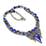 Lapis Lazuli Handmade Jewelry Necklace 18 b8n80