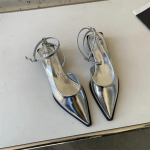 Kevadine Uus Br&auml;nd Naiste Kingad Mood H&otilde;bedased Terava Ninaga Daamide Elegantne Sandaalid Zapatilla De Muje 34 h&otilde;be