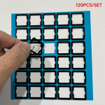 120 tk DIY mehaaniline klaviatuuripadi vahetatav l&uuml;liti m&uuml;ra v&auml;hendamise klaviatuurikomplektid vaigistatud vahtpadjad PE EVA Poron PE