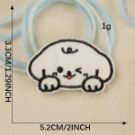 Tikandiga silt Isekleepuv tikandikleebis Pl&uuml;&uuml;sist multikas pilvekaru riidesilt DIY k&auml;sit&ouml;&ouml;arve riietusaksessuaarid riidekleebis H2R-A-2-11